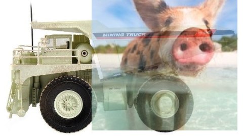 Wywrotka kopalniana 1:24 27MHz RTR