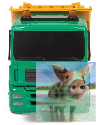 Wywrotka zdalnie sterowana 1:20 RTR (dźwięki i światła, podnoszona i opuszczana przyczepa)