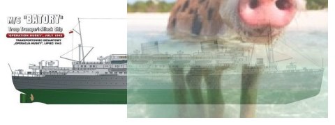 "BATORY" Transportowiec Desantowy "Operacja HUSKY" Lipiec 1943