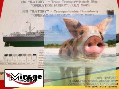 "BATORY" Transportowiec Desantowy "Operacja HUSKY" Lipiec 1943