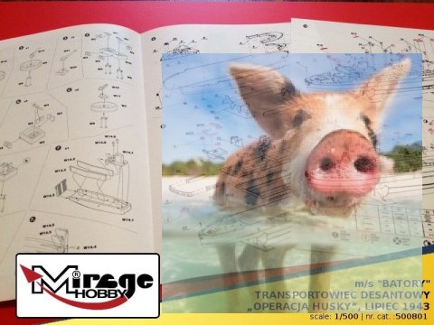 "BATORY" Transportowiec Desantowy "Operacja HUSKY" Lipiec 1943