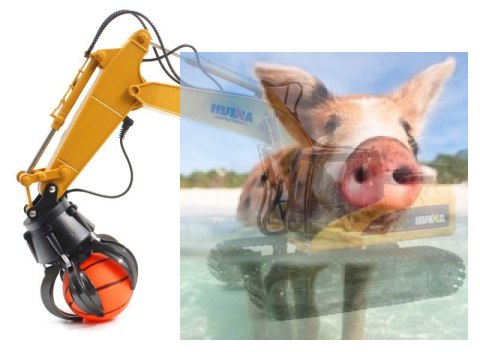 Chwytacz piłek gąsienicowy Alloy 1:14 16CH 2.4GHz RTR