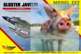 GLOSTER JAVELIN F AW Mk 9 Brytyjski Poddźwiękowy Samolot Przechwytujący