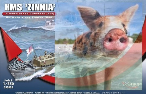 HMS "ZINNIA" Brytyjska Korweta klasy Flower K98