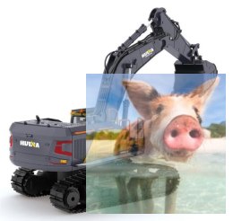 Koparka gąsienicowa 1:18 2.4GHz RTR (HT/1592)