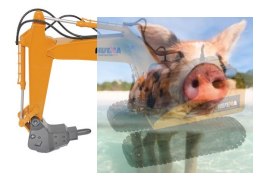 Koparka gąsienicowa z młotem wyburzeniowym Alloy 1:14 16CH 2.4GHz RTR