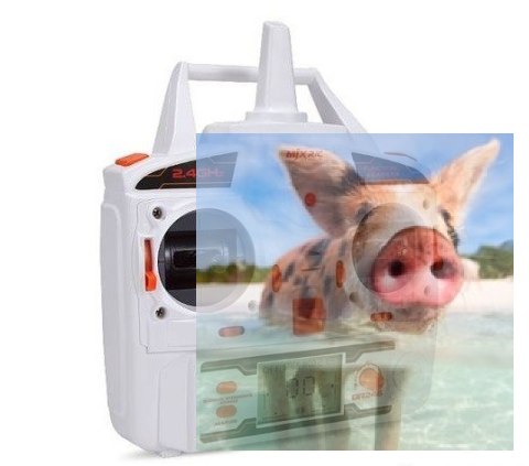 MJX X300A RTF (Kamera FPV, 2.4GHz, 4CH, żyroskop, 24cm) - Srebrny