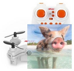 Mini dron MJX X905C + SD 4GB (Kamera 0.3MP, 2.4GHz, żyroskop, akrobacje, 5.2cm) - Biały