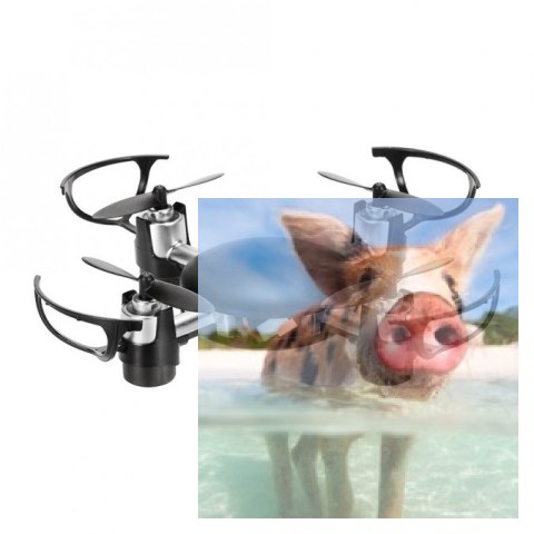 Mini dron MJX X906T + Monitor (Kamera FPV 2MP, 5.8GHz, 4CH, żyroskop, 11cm)