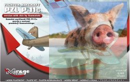 PZL P.11c wersja z nartami