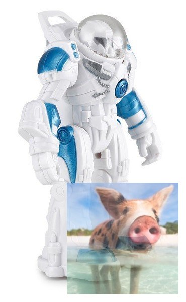 Robot Spaceman RASTAR 1:32 (światła i dźwięki, ruchome ramiona) - Biały Robot Spaceman RASTAR 1:32 (światła i dźwięki, ruchome ramiona) - Biały