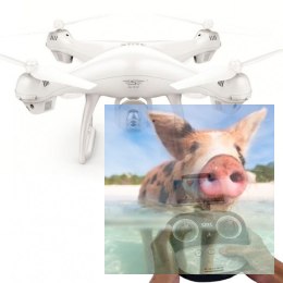 SJRC S70W (GPS, kamera FPV 720p WIFI, zasięg 150m) - biały