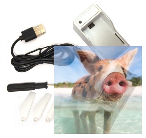 Selfie dron Dobby (Kamera FPV 720p, 2.4GHz, żyroskop, barometr, 13.5cm) - Czarny