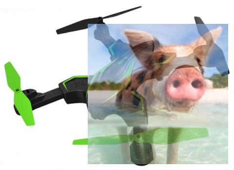 Syma X56W-P (kamera HD, zasięg 70m) - zielony