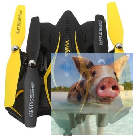 Syma X56W-P (kamera HD, zasięg 70m) - zielony