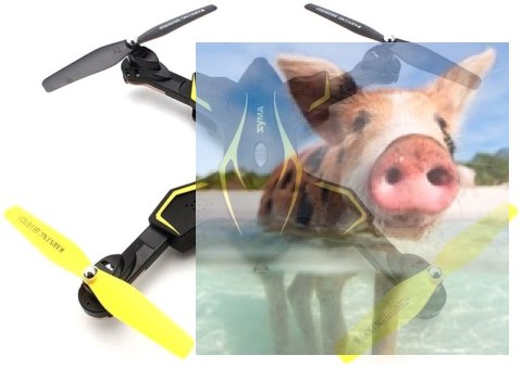 Syma X56W-P (kamera HD, zasięg 70m) - żółty