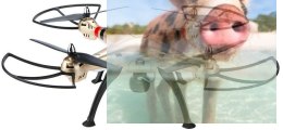 Syma X8HW (kamera FPV 1MP, 2.4GHz, funkcja zawisu, zasięg do 70m, 50cm) - ZŁOTY