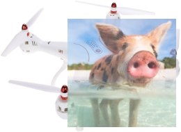 Syma X8SW-D (kamera FPV, 2.4GHz, zasięg do 70m, funkcja zawisu i powrotu, ruchoma kamera, 50cm)