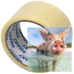 Taśma klejąca pakowa - bezbarwna 48mm/60m Akryl
