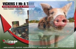 Vickers E Mk A Polski Czołg Dwuwieżowy - 1:72