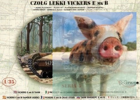 Vickers E Mk B Polski Czołg Jednowieżowy - 1:35