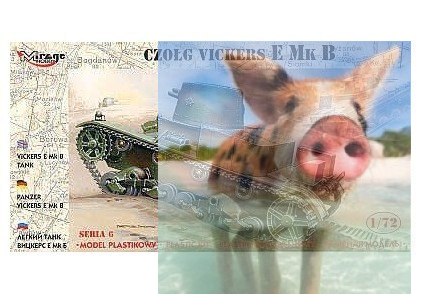 Vickers E Mk B Polski Czołg Jednowieżowy - 1:72