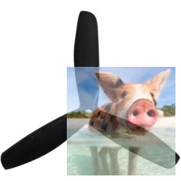 GEMFAN: Śmigła Gemfan Glass Fiber Nylon 3 Blade Bullnose 6x4 czarny (2xCW+2xCCW)