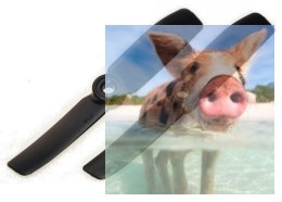 HQ Prop Bullnose Prop 4x4 czarne (2xCCW)