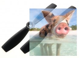 HQ Prop Bullnose Prop 5x4.5 czarne (2xCW)