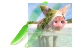 HQ Prop Direct Drive Pusher 3x3 zielony (2xCCW)