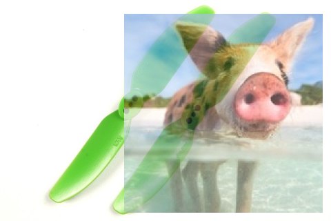 HQ Prop Direct Drive Pusher 5x4 zielone (2xCW)