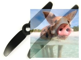 HQ Prop Direct Drive Pusher 6x3 czarne (2xCW)