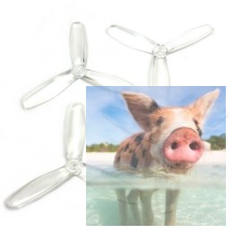 HQ Prop Durable 5X4.5X3 V2 przezroczysty (2CW+2CCW) - poliwęglan