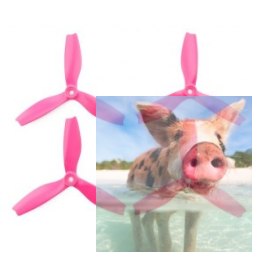 HQ Prop Durable 5X4.5X3 V2 różowy (2CW+2CCW) - poliwęglan