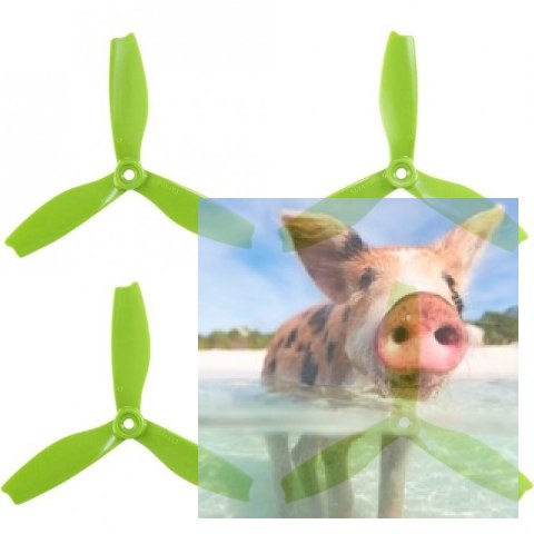 HQ Prop Durable S5X4X3 zielony (2CW+2CCW) - nylon