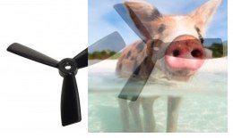 HQ Prop Triple Prop(BN) 4x4.5x3 czarne (2xCCW)