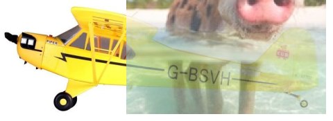 J3 CUB PNP żółty (rozpiętość 140cm, silnik bezszczotkowy, regulator 40A, serwa)