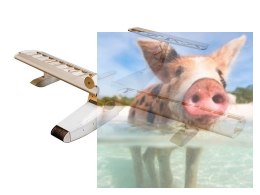 Samolot Seaplane Balsa KIT (1600mm) + Motor + ESC + 4x Serwo