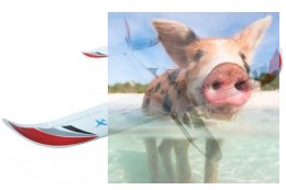 Sky Surfer KIT (elektroszybowiec, rozpiętość 140cm) - Czerwony