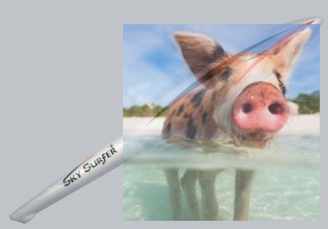 Sky Surfer KIT (elektroszybowiec, rozpiętość 140cm) - Niebieski