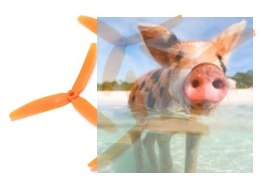 Śmigła Gemfan Glass Fiber Nylon 3 Blade 5x4.5 pomarańczowe (2x CW + 2x CCW)