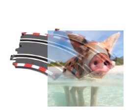 Tor podwójny skręt w prawo (2szt. w zestawie)