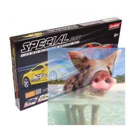 Zestaw Slot Cars Superior 201 1:43 - 420cm, ósemka, most