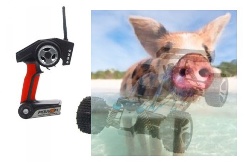 High Speed Buggy 1:18 4WD 2.4GHz- Niebieski