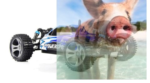 High Speed Buggy 1:18 4WD 2.4GHz- Niebieski