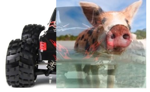 High Speed Monster Truck 1:18 4WD 2.4GHz - Czerwony