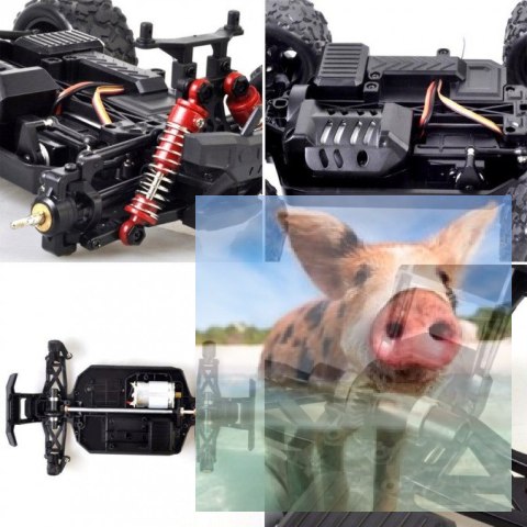 Hurricane 1:18 RTR 2.4GHz - niebieski