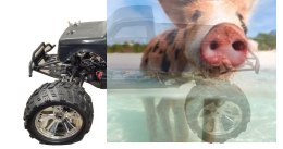 Mega Combat Bezszczotkowy 1:8 4WD 2.4GHz RTR - 08635