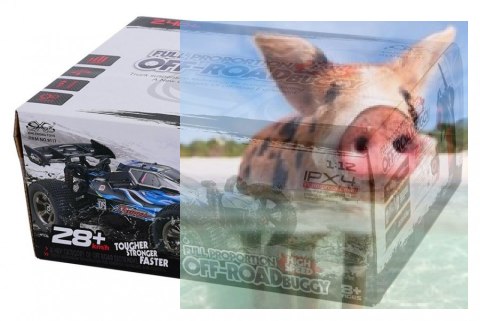 Off-road Competition Buggy 2WD 1:12 2.4GHz RTR - Czerwony