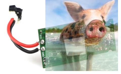 Płyta główna z odbiornikiem do JJRC H37 Płyta główna z odbiornikiem do JJRC H37